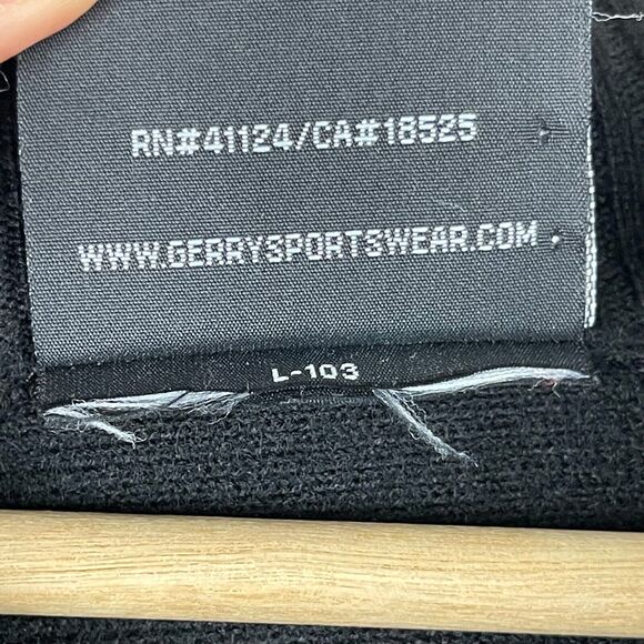 VTG Demetre Pullover Sweater Mens Medium Black Knit 1/4 Zip Wool Blend Hong Kong - Picture 9 of 14